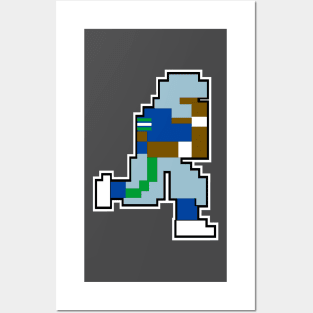 Tecmo Bowl Shirt - SEA 8-bit Seattle Posters and Art